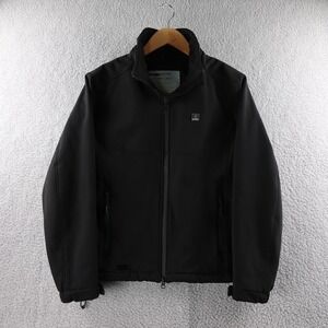 DEWBU Heated Jacket Men 12V Electric Outerwear Black Size S Outdoor Gear